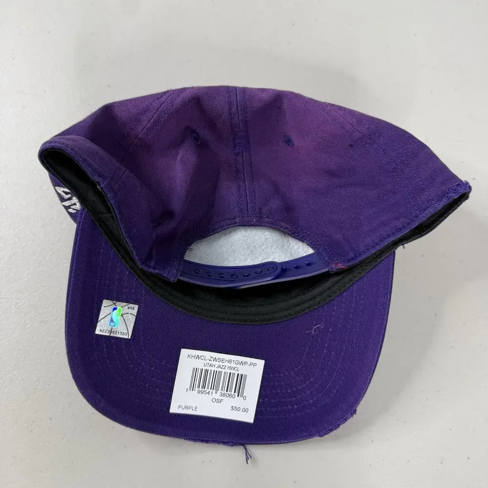 Utah Jazz '47 Brand Hitch Hat Purple Hardwood Classics Distressed
